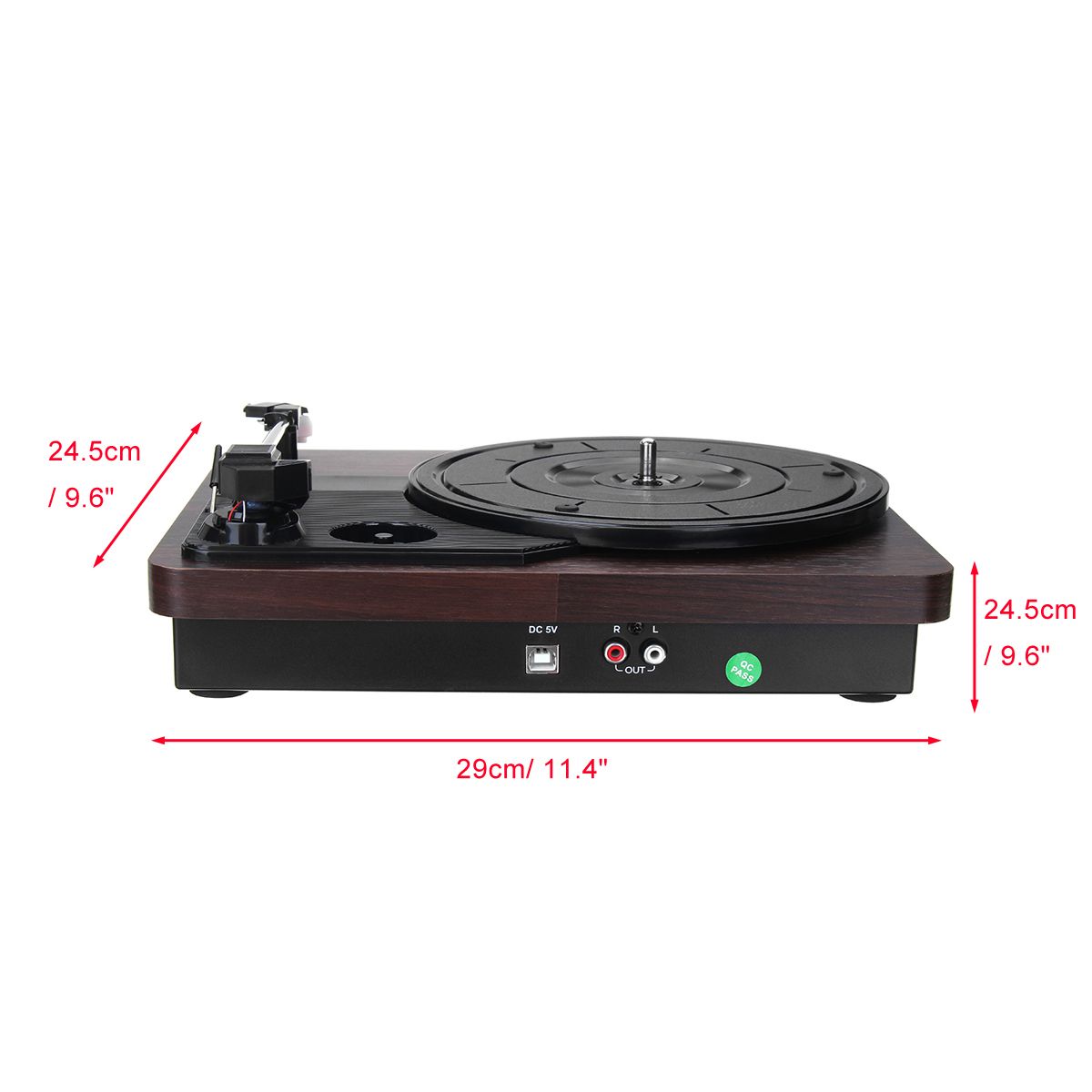 Shenle-33RPM-Antique-Gramophone-Turntable-Disc-Vinyl-Wood-Record-Player-RCA-RL-35mm-Output-USB-1310508