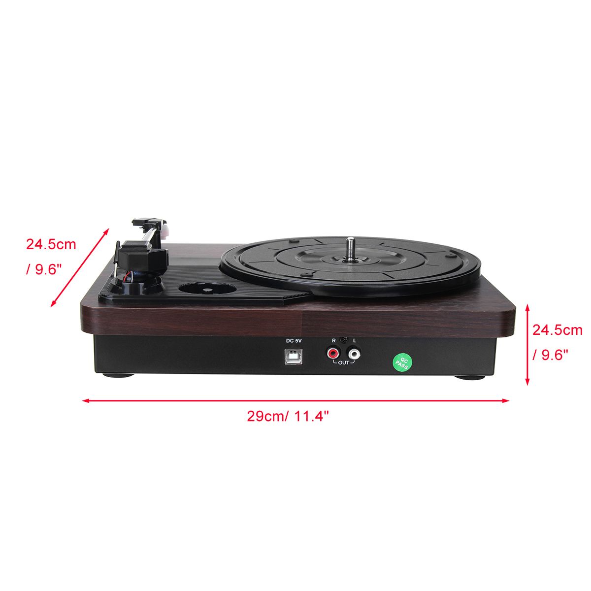 Shenle-33RPM-Antique-Gramophone-Turntable-Disc-Vinyl-Wood-Record-Player-RCA-RL-35mm-Output-USB-1310508