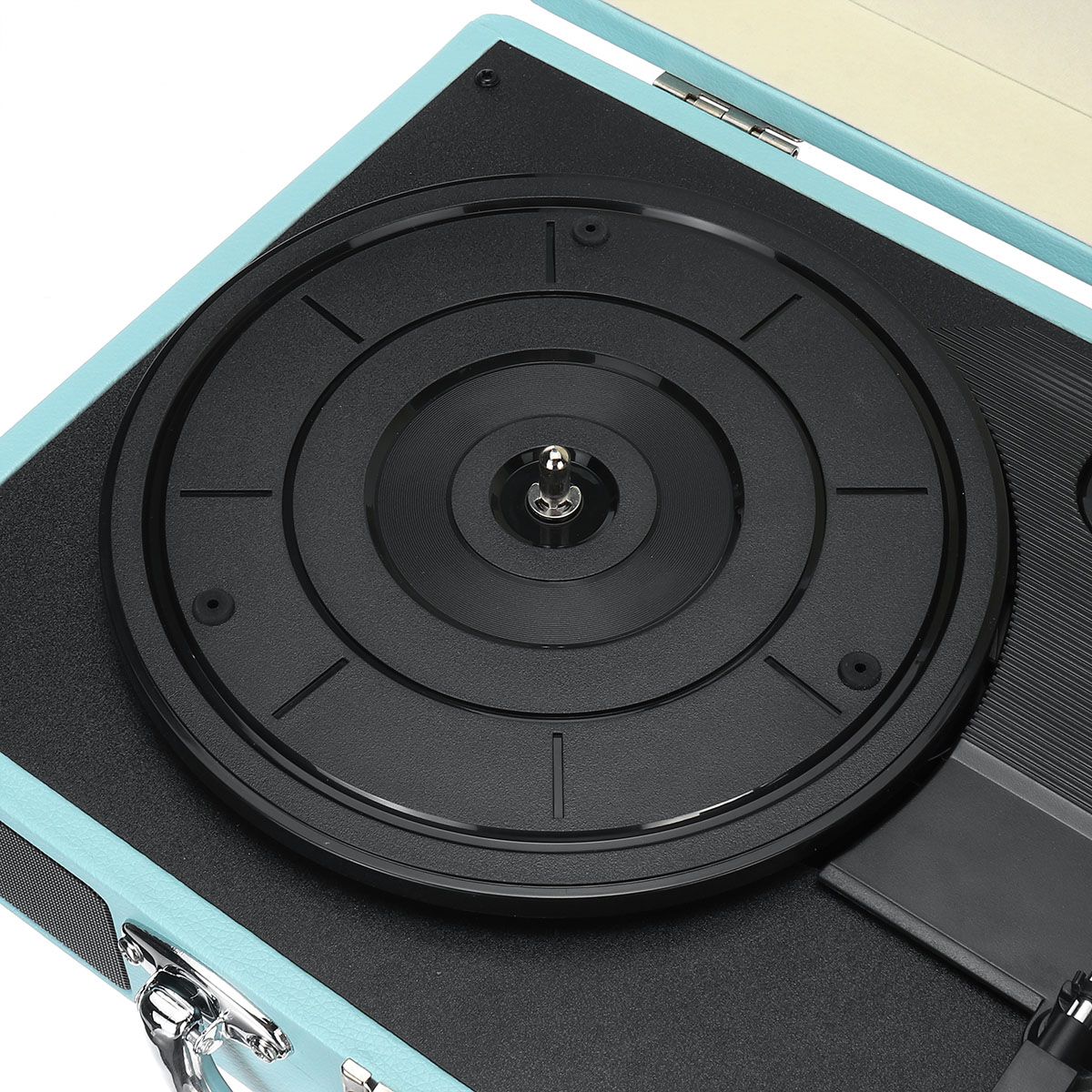 Vintage-Vinyl-LP-Record-Player-Stereo-Turntable-3Speed-2-Speakers-Radio-Recorder-1496801