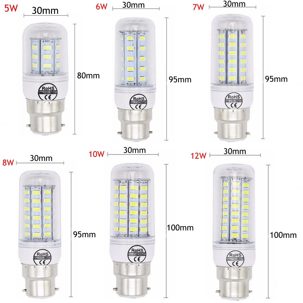 B22-5W-6W-7W-8W-10W-12W-Ultra-Bright-SMD5730-LED-Corn-Bulb-Lamp-Chandelier-Light-AC110V-1133785
