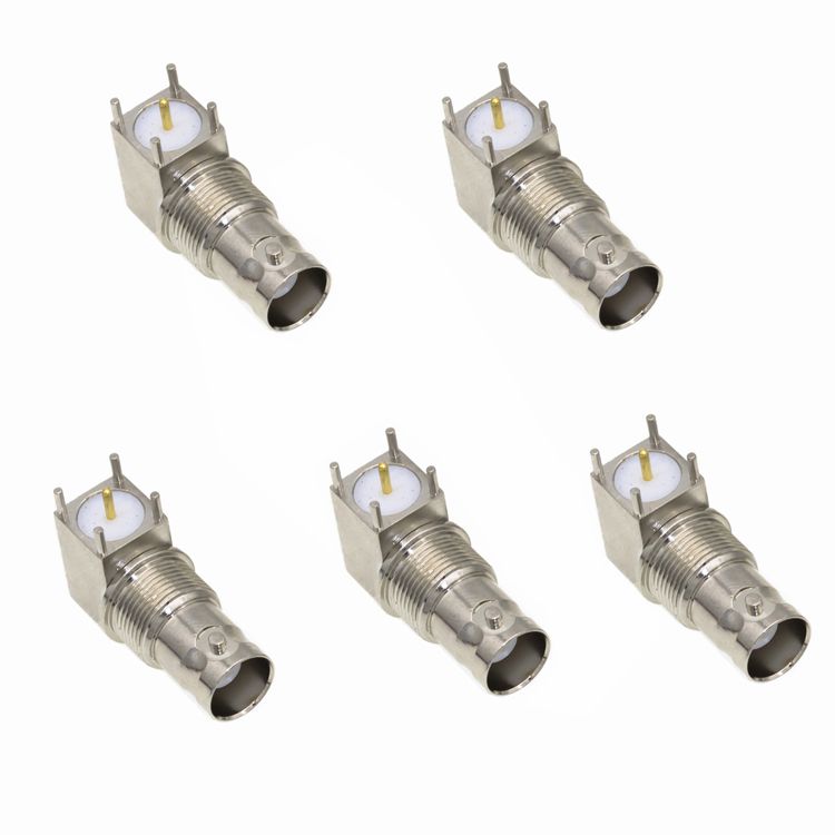 5-Pcs-M-50-BNC-Female-Socket-Bulkhead-Right-Angle-PCB-Mount-BNC-Oscilloscope-Connector-Oscilloscope--1568766