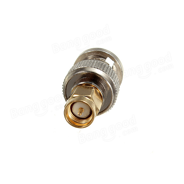 Alloy-Steel-BNC-Male-Plug-To-SMA-Male-Plug-RF-Adapter-Connector-924944