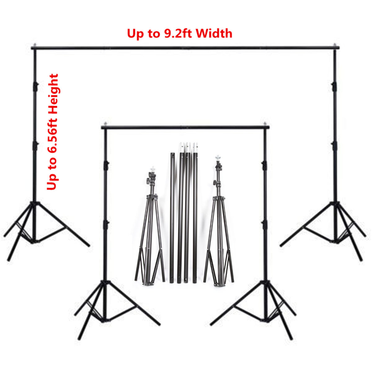 Collapsible-Background-Support-Stand-Kit-Adjustable-Crossbars-Photography-Holder-1130335