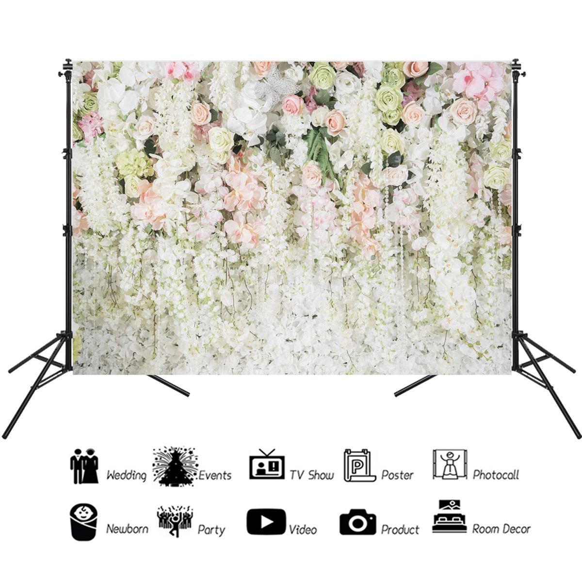 09x15m-15x21m-18x27m-White-Flowers-Sea-Photography-Studio-Wall-Backdrop-Photo-Background-Cloth-for-B-1718838