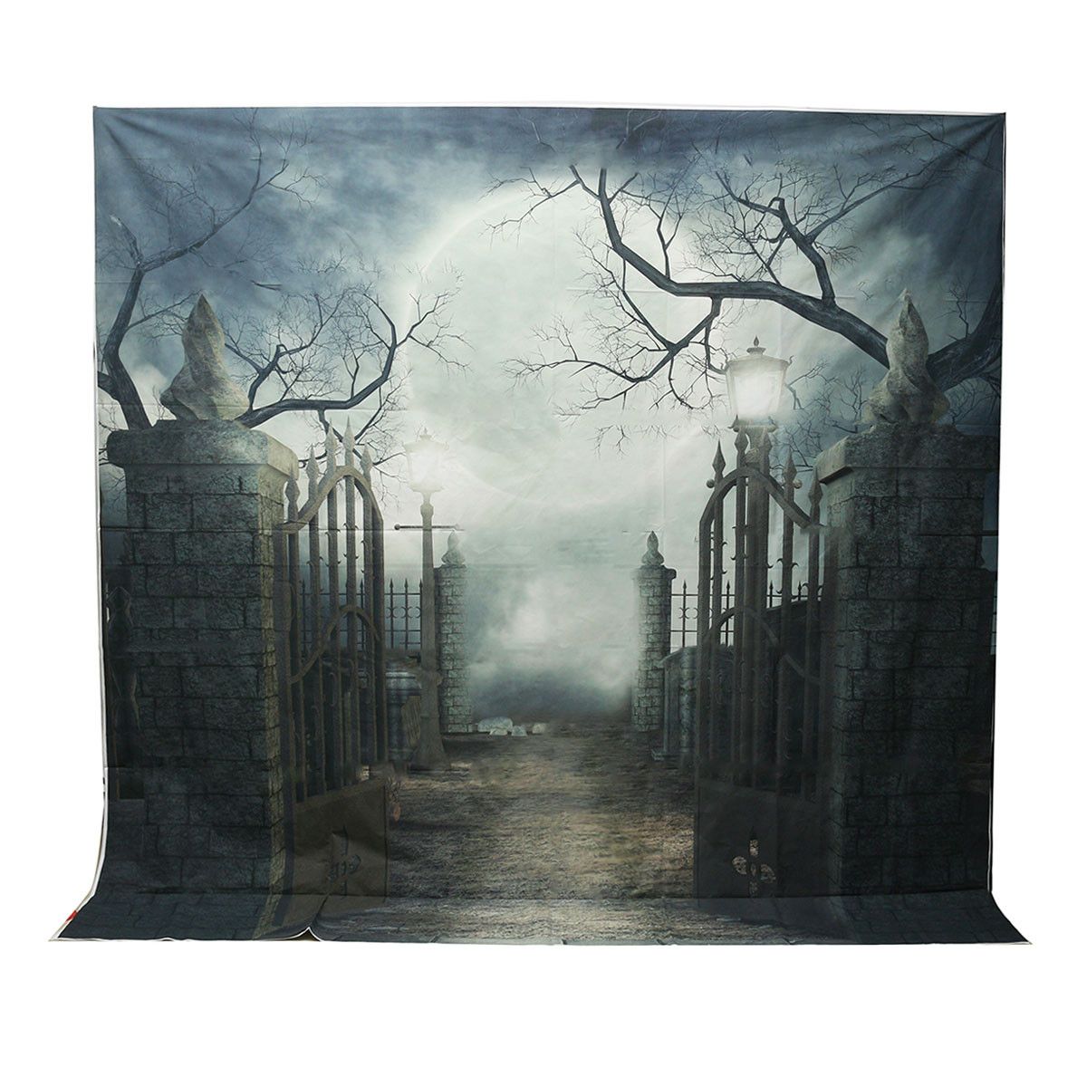 10x10FT-Vinyl-Halloween-Grave-Gate-Photography-Backdrop-Background-Studio-Prop-1408307