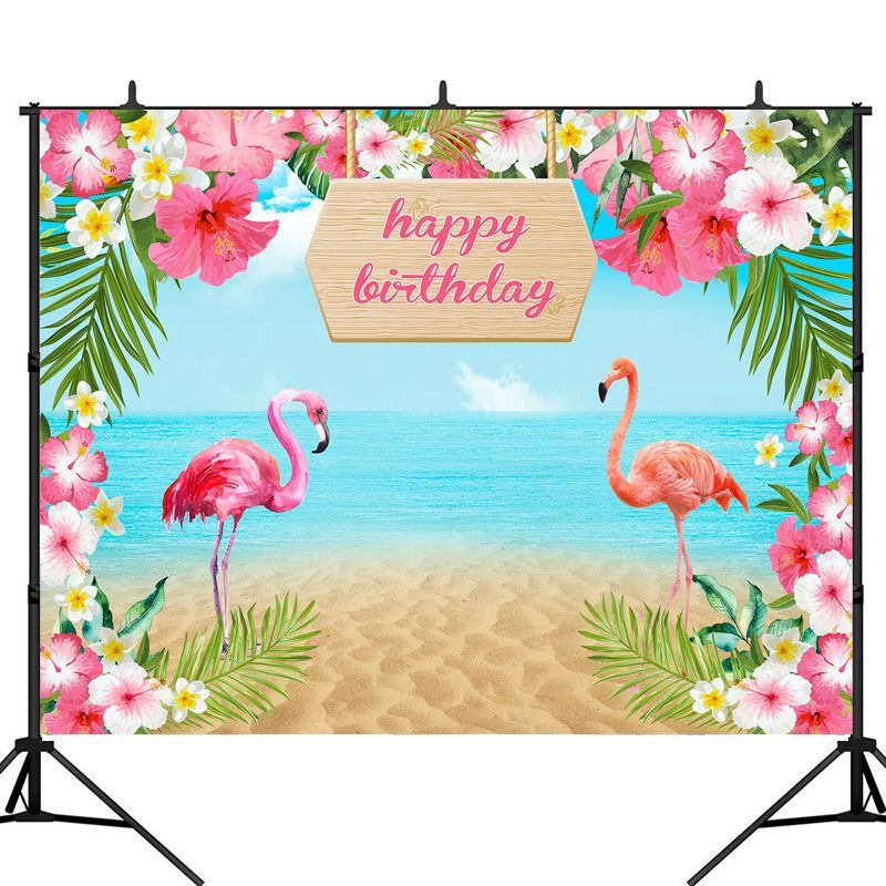 150x100cm-220X150cm-Flowers-Flamingo-Sea-Sand-Beach-Vinyl-Backdrops-Studio-Background-Happy-Birthday-1717688