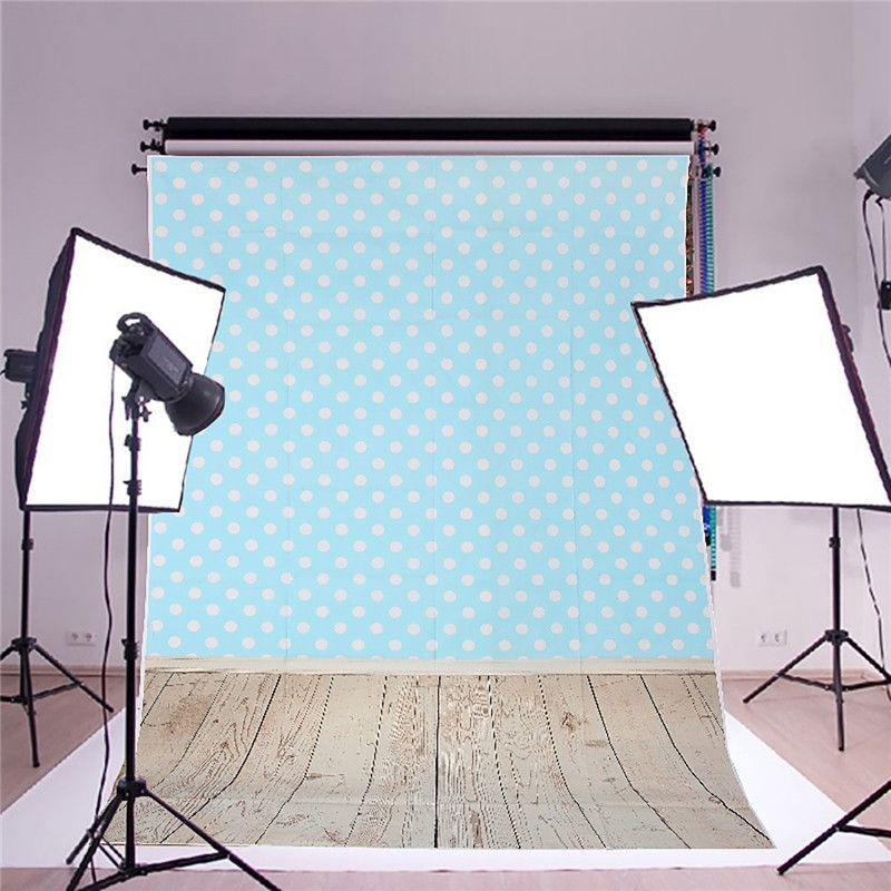 15x21M-5x7FT-White-Dot-Blue-Shade-Vinyl-Studio-Photo-Photography-Background-Backdrop-1044519