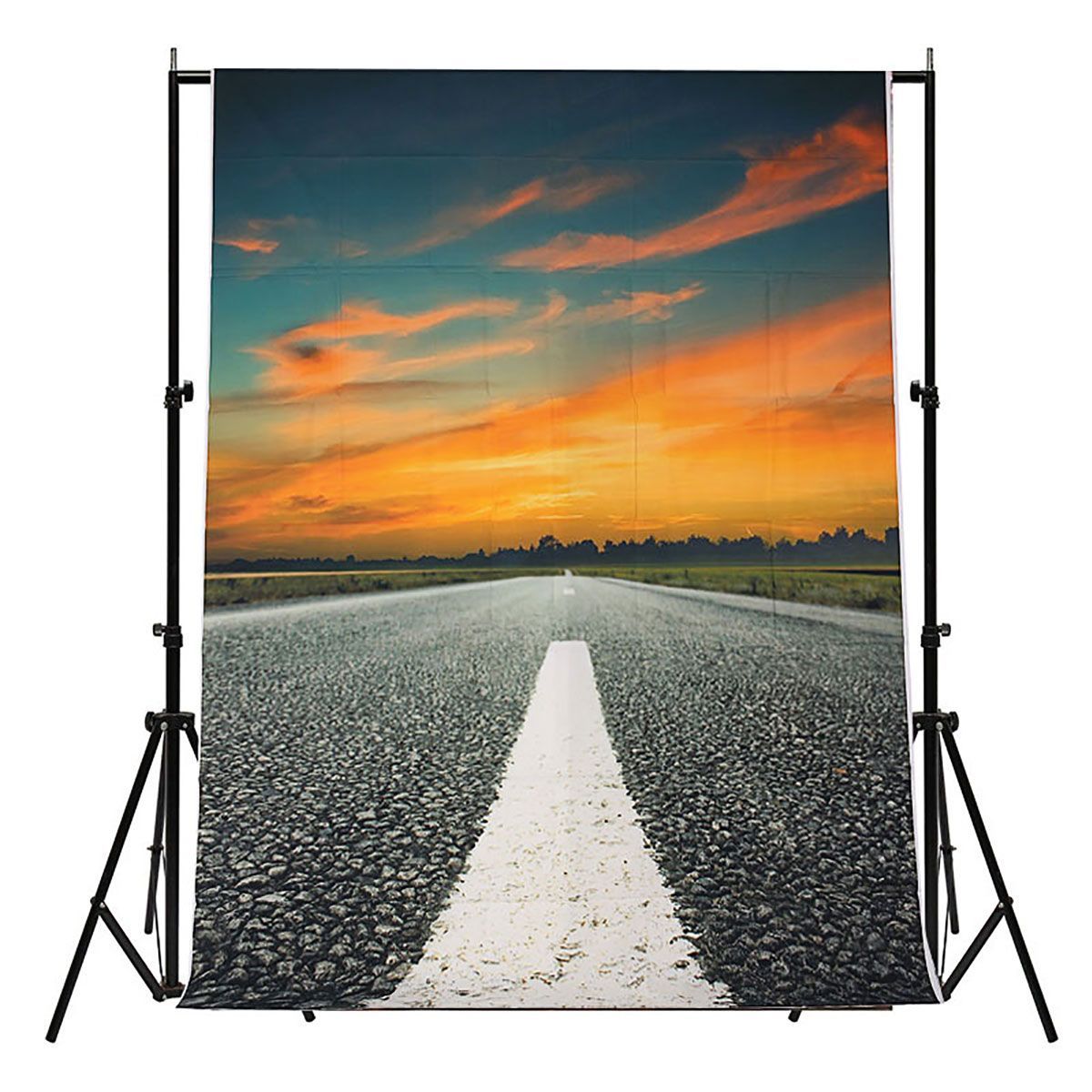 15x21M-7x5FT-Asphalt-Road-Flaming-Cloud-Vinyl-Studio-Photography-Photo-Backdrop-Background-1044515