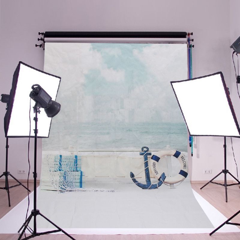 15x2M-5x7ft-Sea-View-Vinyl-Photography-Background-Backdrop-Studio-Photo-Props-1039455