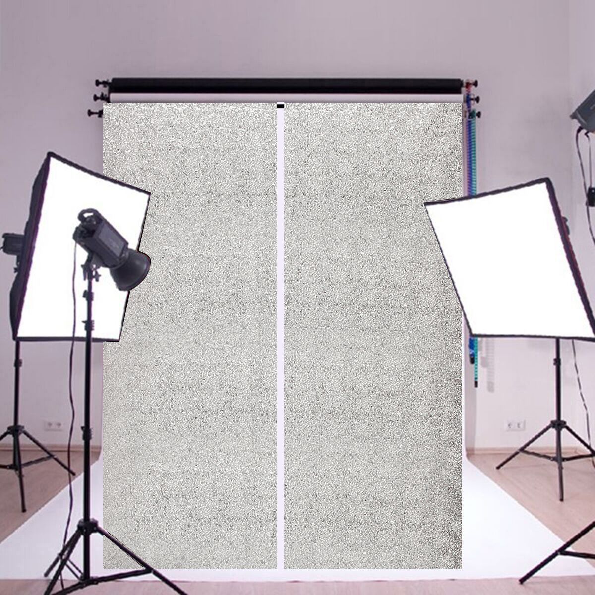 2-Panels-2FTX7FT-Silver-Shimmer-Sequins-Fabric-Wedding-Photography-Backdrop-1160118