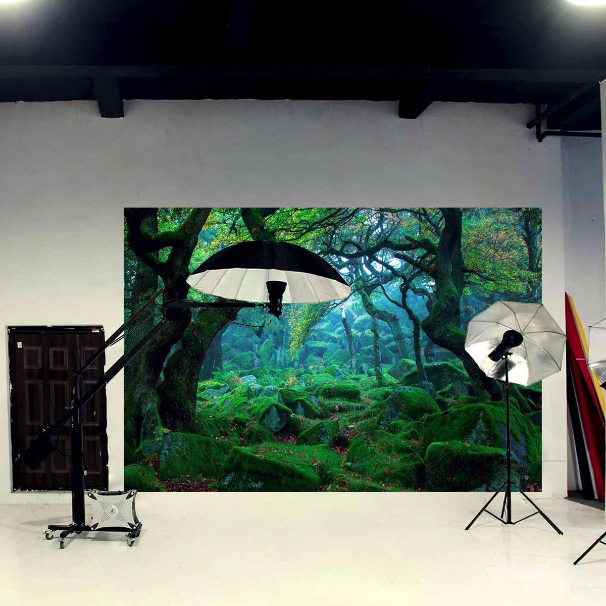 210x150cm-Natural-Forest-Jungle-Photography-Background-Studio-Backdrop-Photo-Props-Wall-Hanging-Tape-1717692