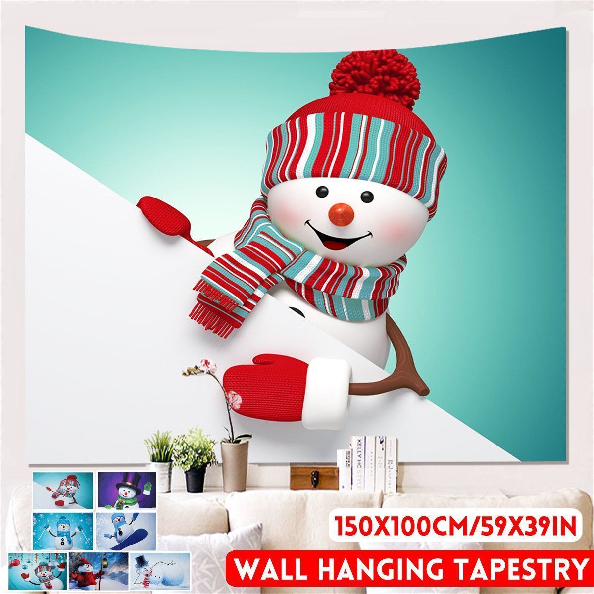 3D-Snowman-Wall-Hanging-Cloth-Photography-Background-Cloth-Hanging-Painting-Tapestry-Wall-Decoration-1748930