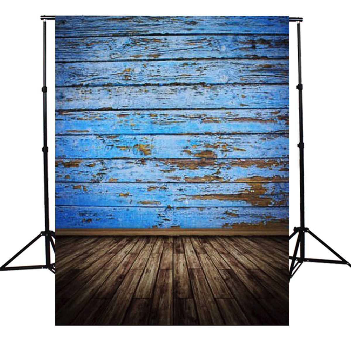 3X5FT-Retro-Wood-Floor-Blue-Board-Studio-Photo-Photography-Background-Backdrop-1128458