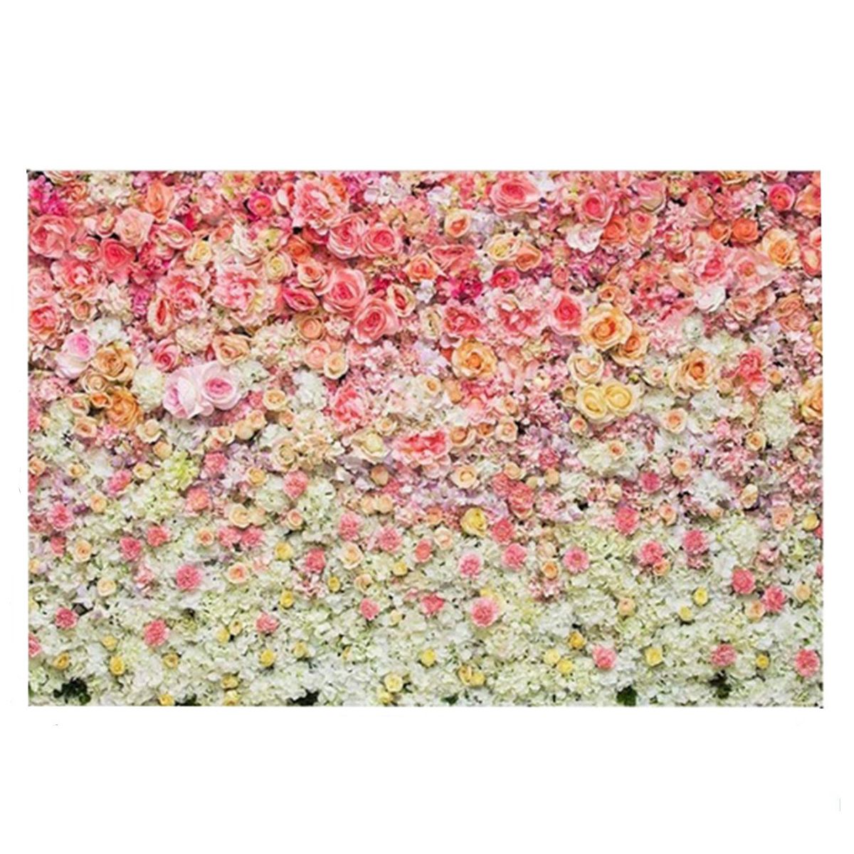 3x5FT-5x7FT-Vinyl-Pink-Yellow-Rose-Flower-Backdrop-Photography-Background-Studio-Prop-1638975