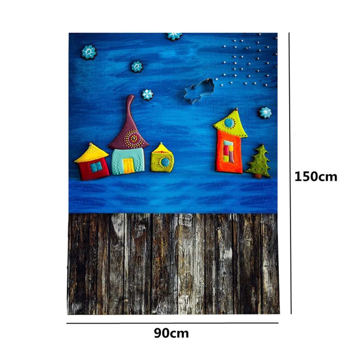 3x5FT-Child-Blue-Sky-Funny-House-Photography-Backdrop-Photo-Studio-Background-1168246