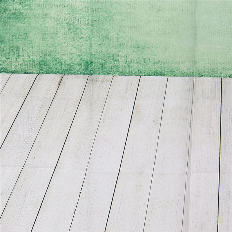 3x5FT-Green-Wall-Wood-Floor-Photography-Backdrop-Background-Studio-Prop-1387440