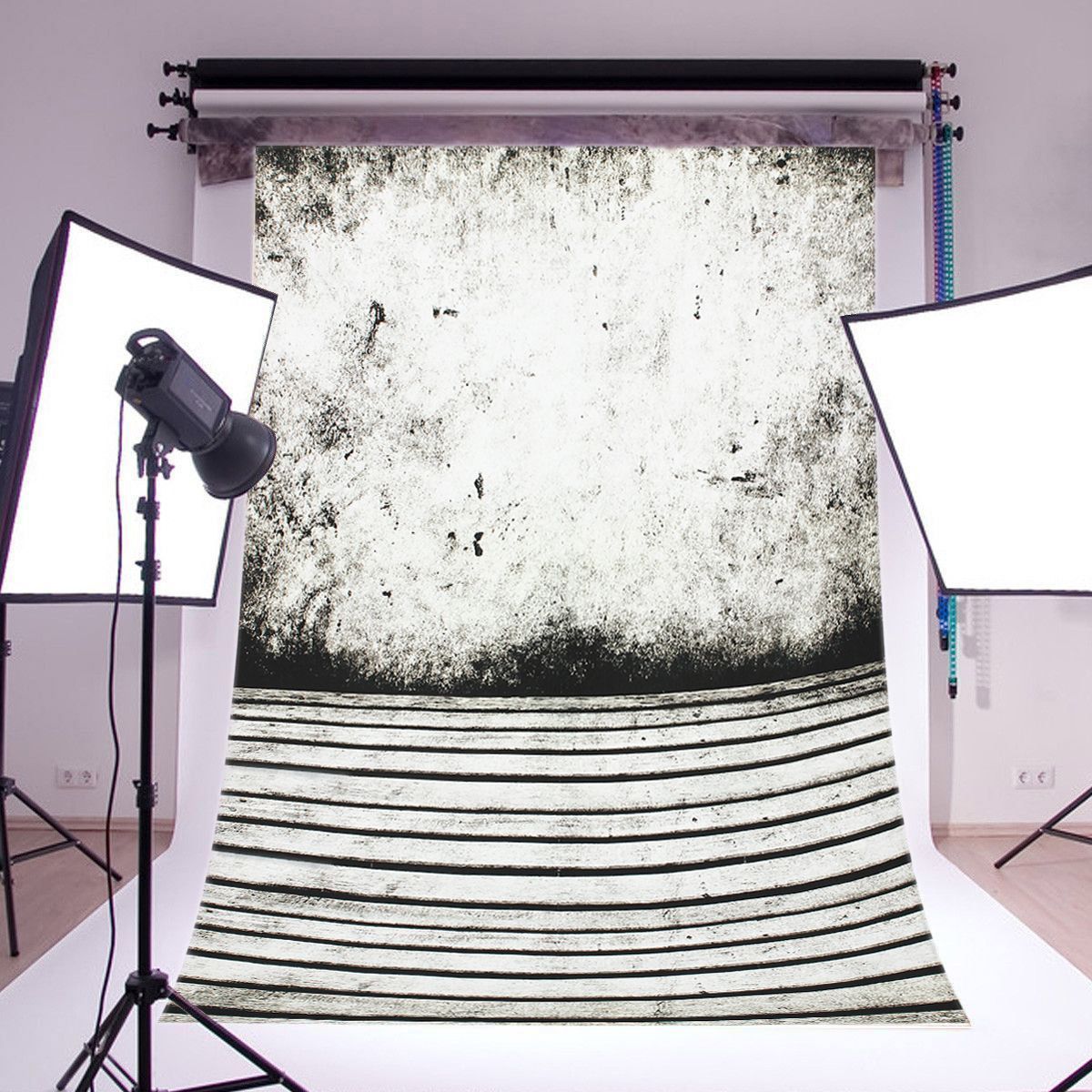 3x5FT-Vinyl-Black-White-Wall-Floor-Photography-Backdrop-Background-Studio-Prop-1434432