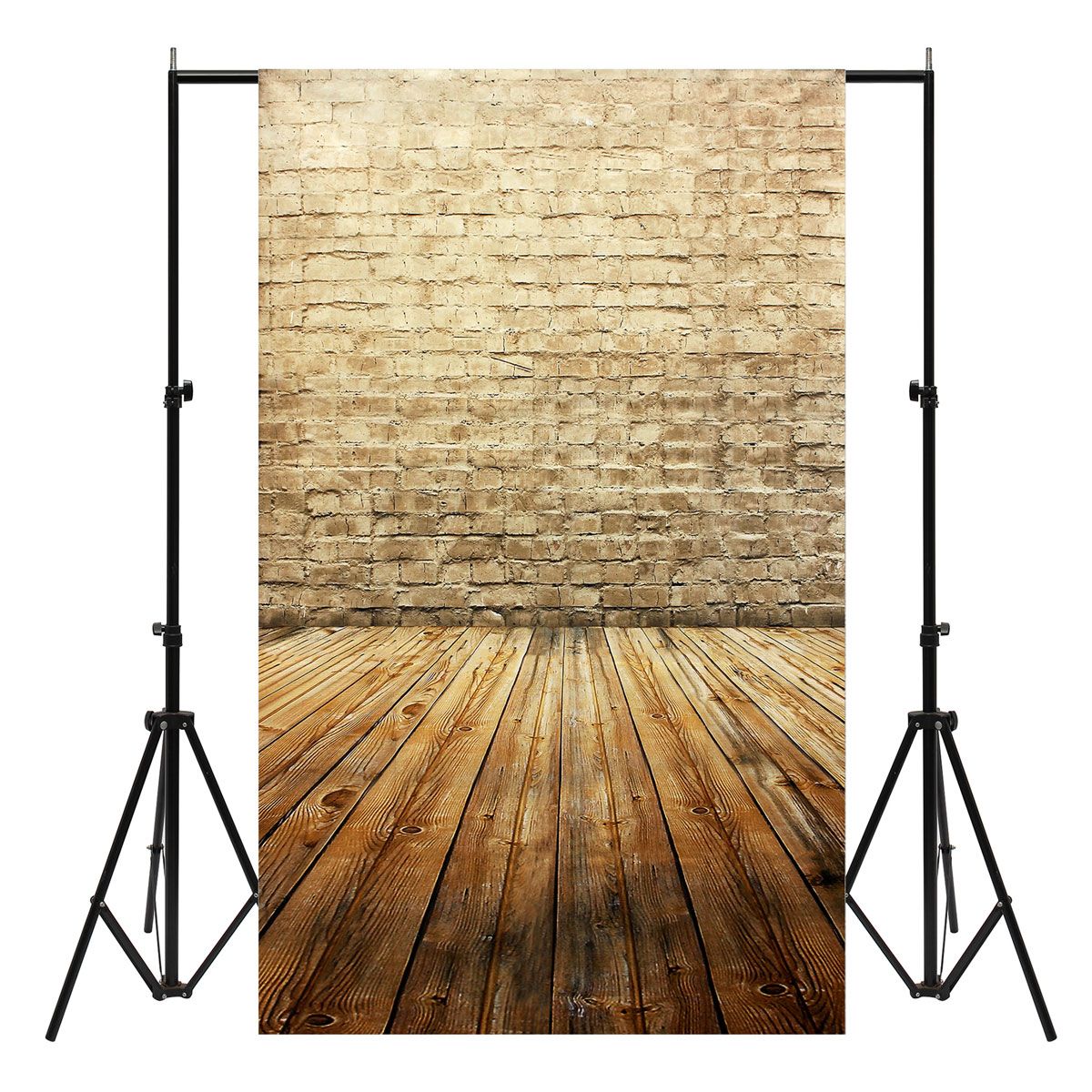 3x5FT-Vinyl-Brown-Brick-Wall-Wood-Floor-Photography-Backdrop-Background-Studio-Prop-1420248