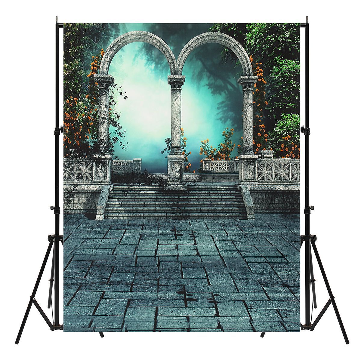 3x5ft-5x65ft-Garden-Platform-Photography-Backdrop-Silk-Poster-Studio-Prop-Background-1314893