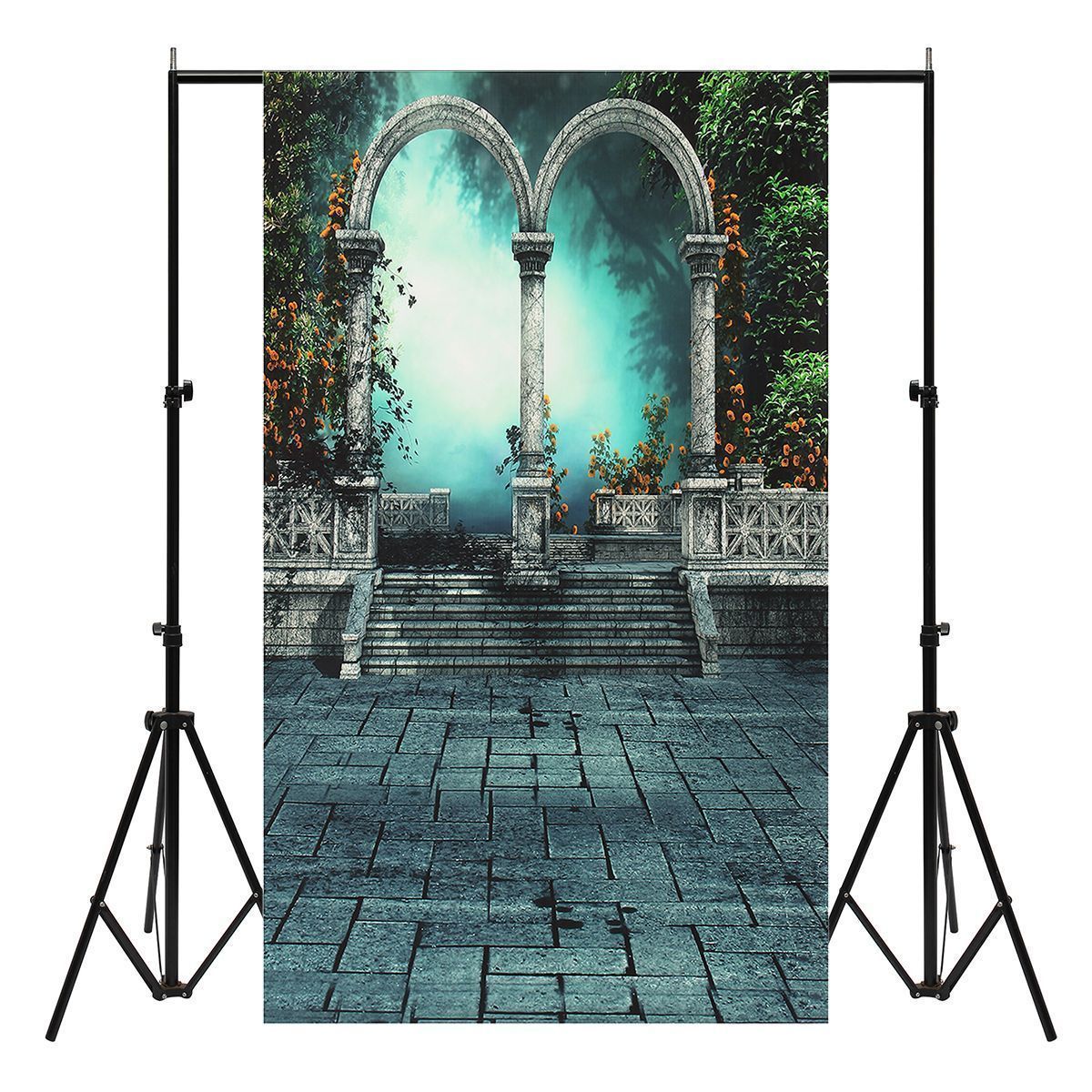 3x5ft-5x65ft-Garden-Platform-Photography-Backdrop-Silk-Poster-Studio-Prop-Background-1314893