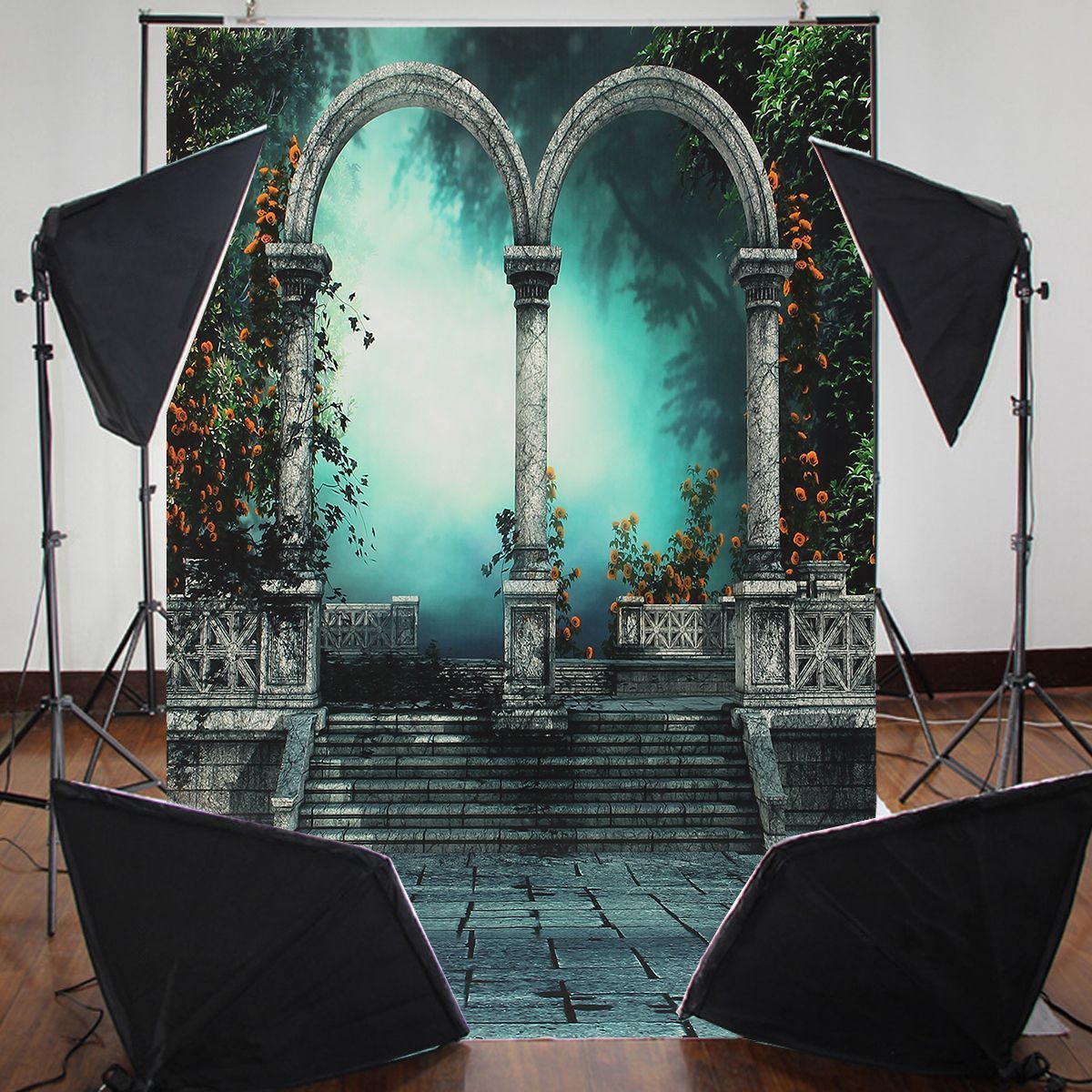 3x5ft-5x65ft-Garden-Platform-Photography-Backdrop-Silk-Poster-Studio-Prop-Background-1314893