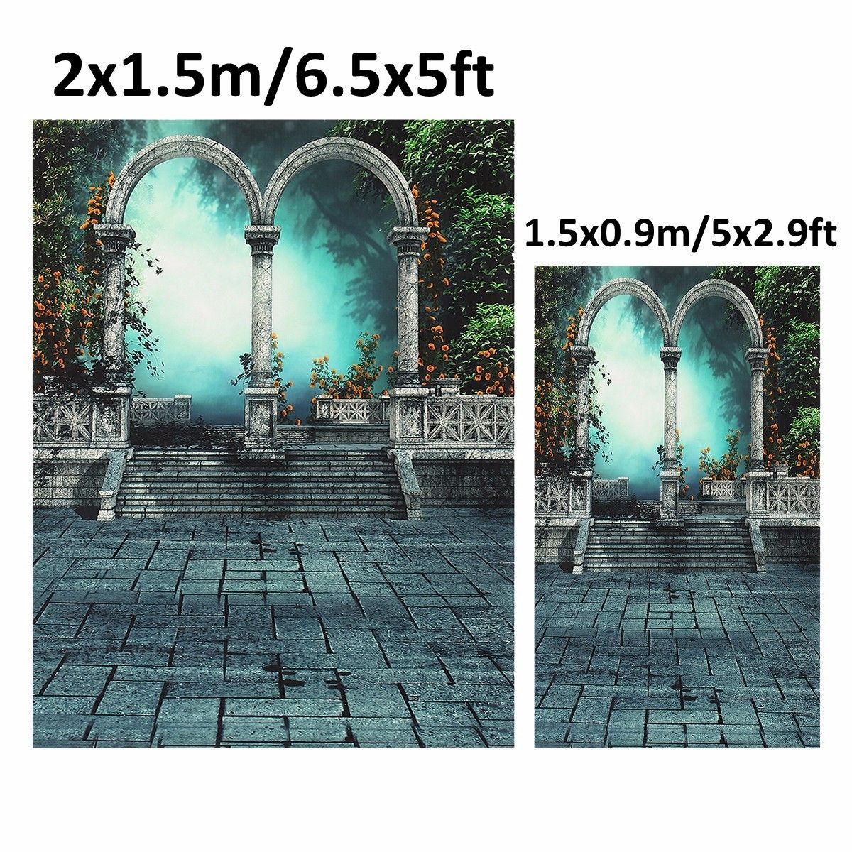 3x5ft-5x65ft-Garden-Platform-Photography-Backdrop-Silk-Poster-Studio-Prop-Background-1314893