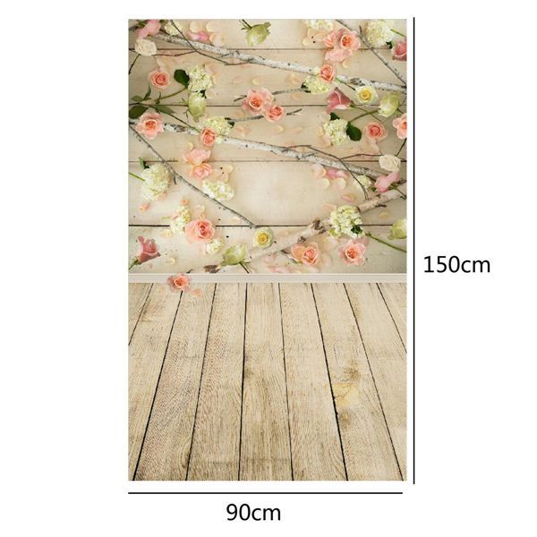 3x5ft-Vinyl-Wooden-Floor-Flower-Backdrops-Photography-Studio-Props-Background-1028370
