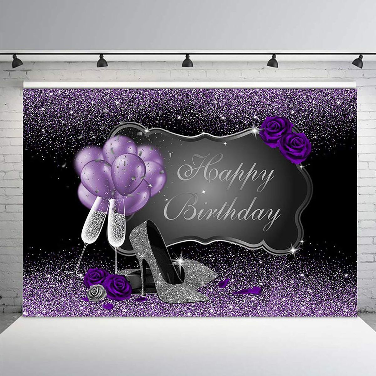5x3FT-7x5FT-8x6FT-Purple-Rose-Balloon-Sliver-Happy-Birthday-Photography-Backdrop-Background-Studio-P-1618208
