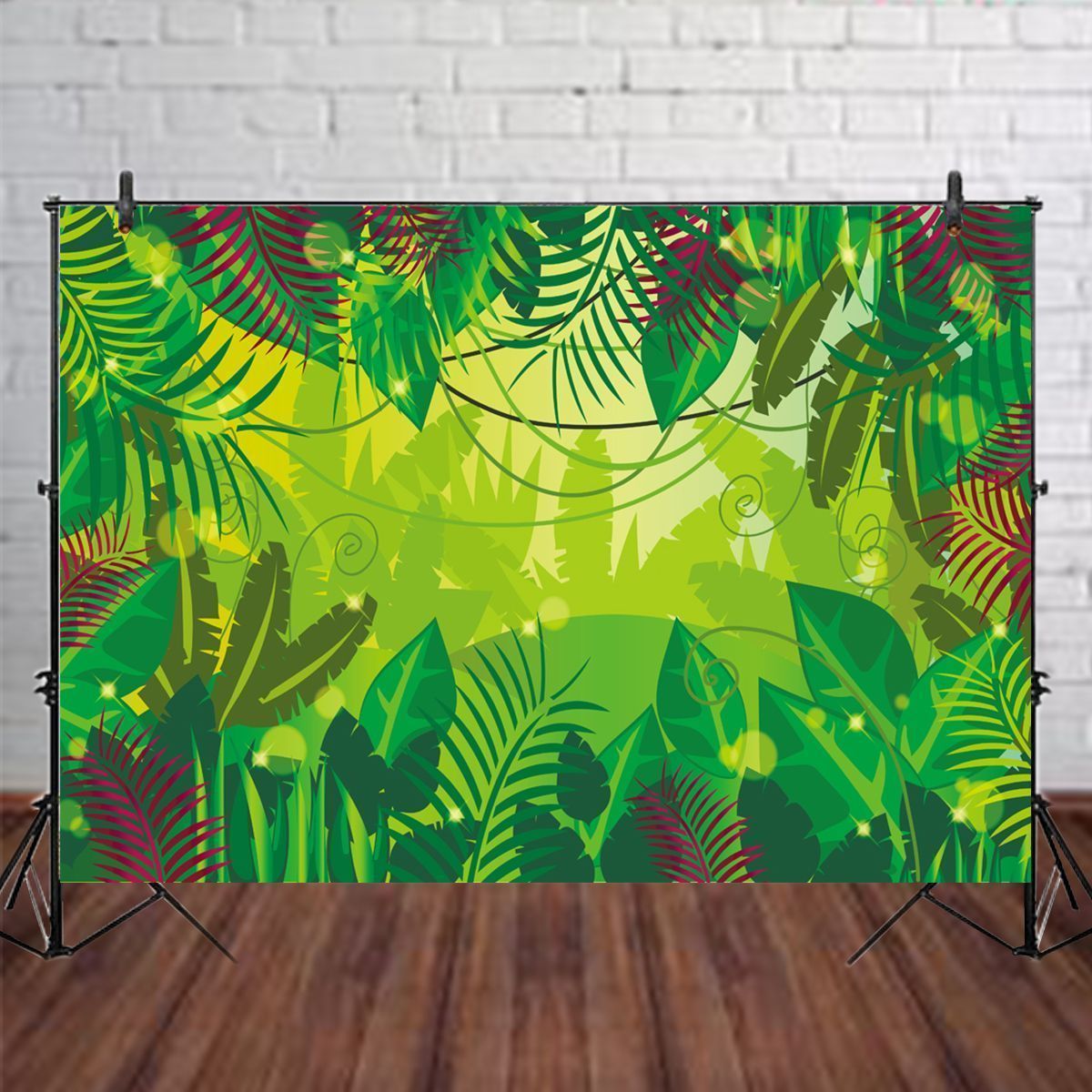 5x3FT-7x5FT-9x6FT-Green-Tropical-Rain-Forest-Photography-Backdrop-Background-Studio-Prop-1618192