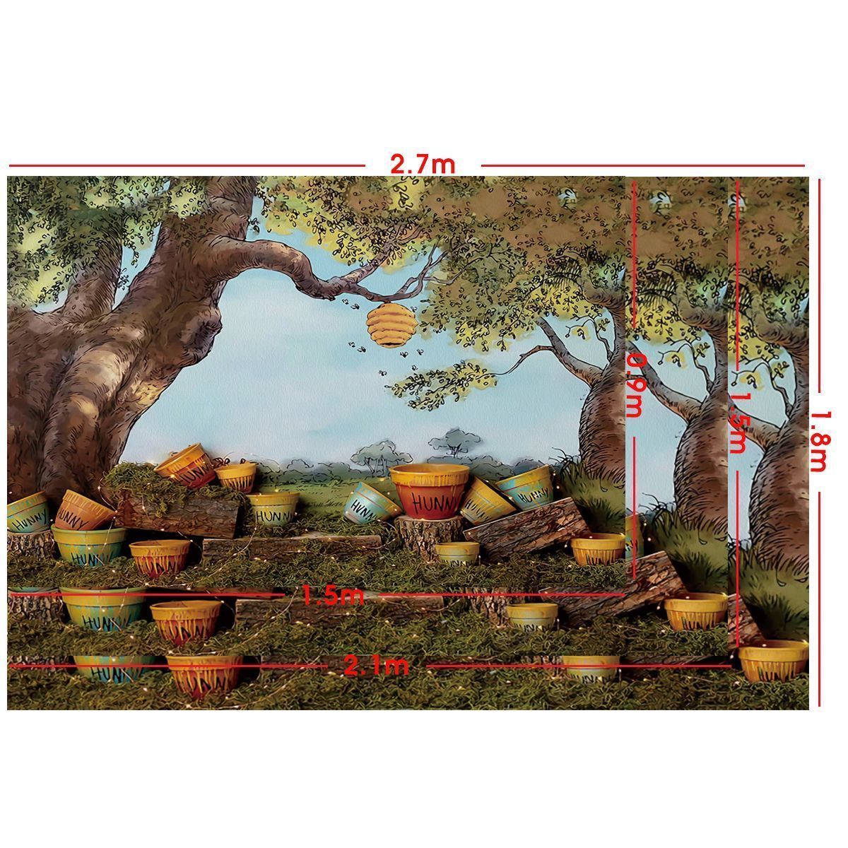 5x3FT-7x5FT-9x6FT-Outdoor-Tree-Honeycomb-Photography-Backdrop-Background-Studio-Prop-1636016