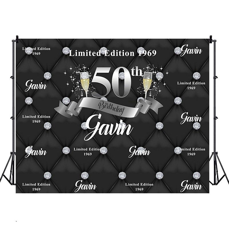 5x3FT-7x5FT-9x6FT-Vinyl-50th-Birthday-Limited-Edition-1969-Photography-Backdrop-Background-Studio-Pr-1635420