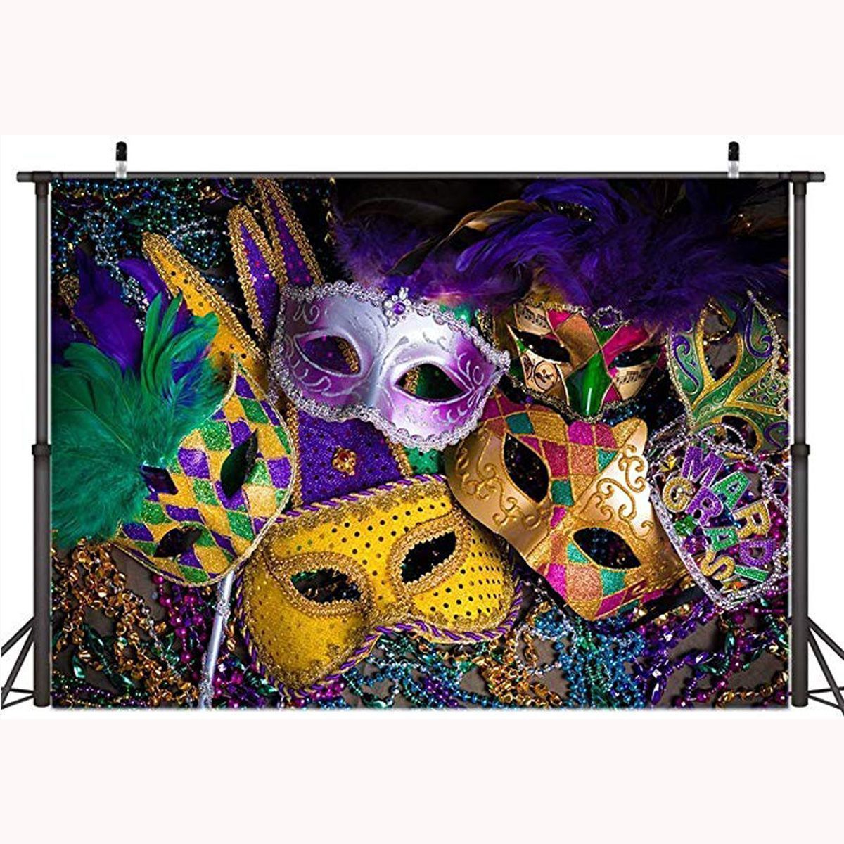 5x3FT-7x5FT-9x6FT-Vinyl-Holloween-Mask-Photography-Backdrop-Background-Studio-Prop-1635421