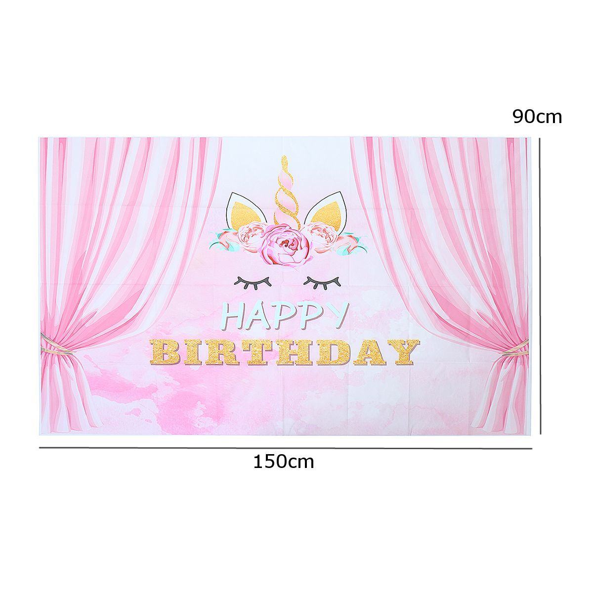 5x3FT-Pink-Curtain-Unicorn-Birthday-Theme-Photography-Backdrop-Studio-Prop-Background-1402326