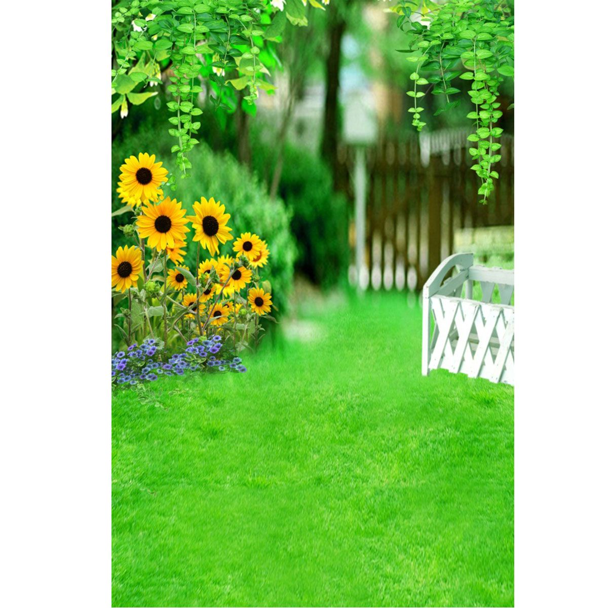 5x3ft-7x5ft-9x6ft-E71808-Ethylene-Propylene-Sunflower-Green-Lawn-Photography-Backdrop-Photo-Backgrou-1673185