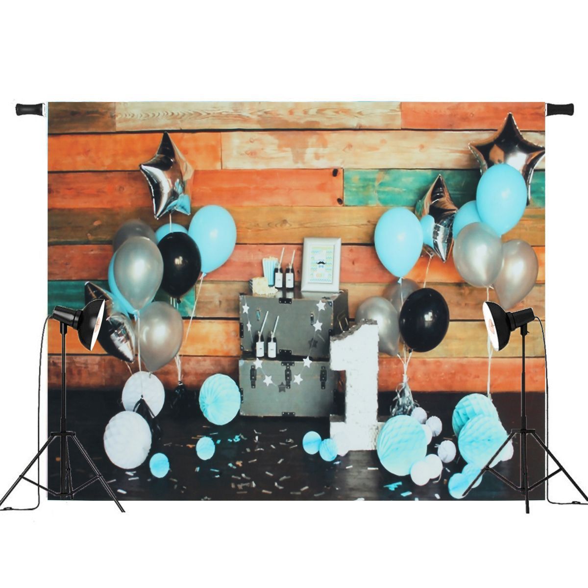 5x3ft-7x5ft-Blue-Balloon-Colorful-Wall-Baby-1st-Birthday-Photography-Backdrop-Studio-Prop-Background-1338694