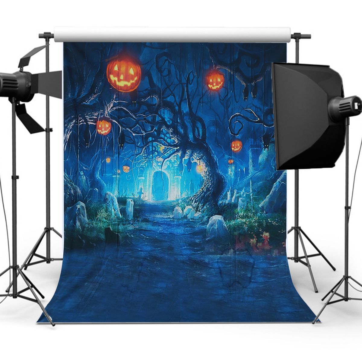 5x7FT-Halloween-Decor-Pumpkin-Light-Wall-Photography-Studio-Backdrop-Background-1364952