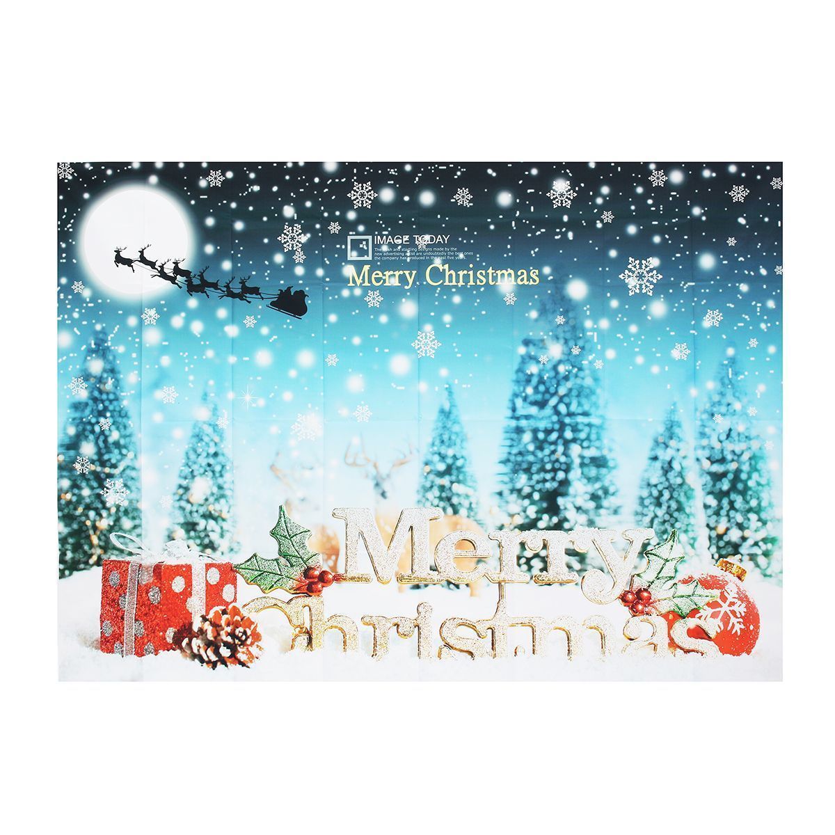 5x7FT-Merry-Christmas-Snow-Gift-Photography-Backdrop-Background-Studio-Prop-1208714