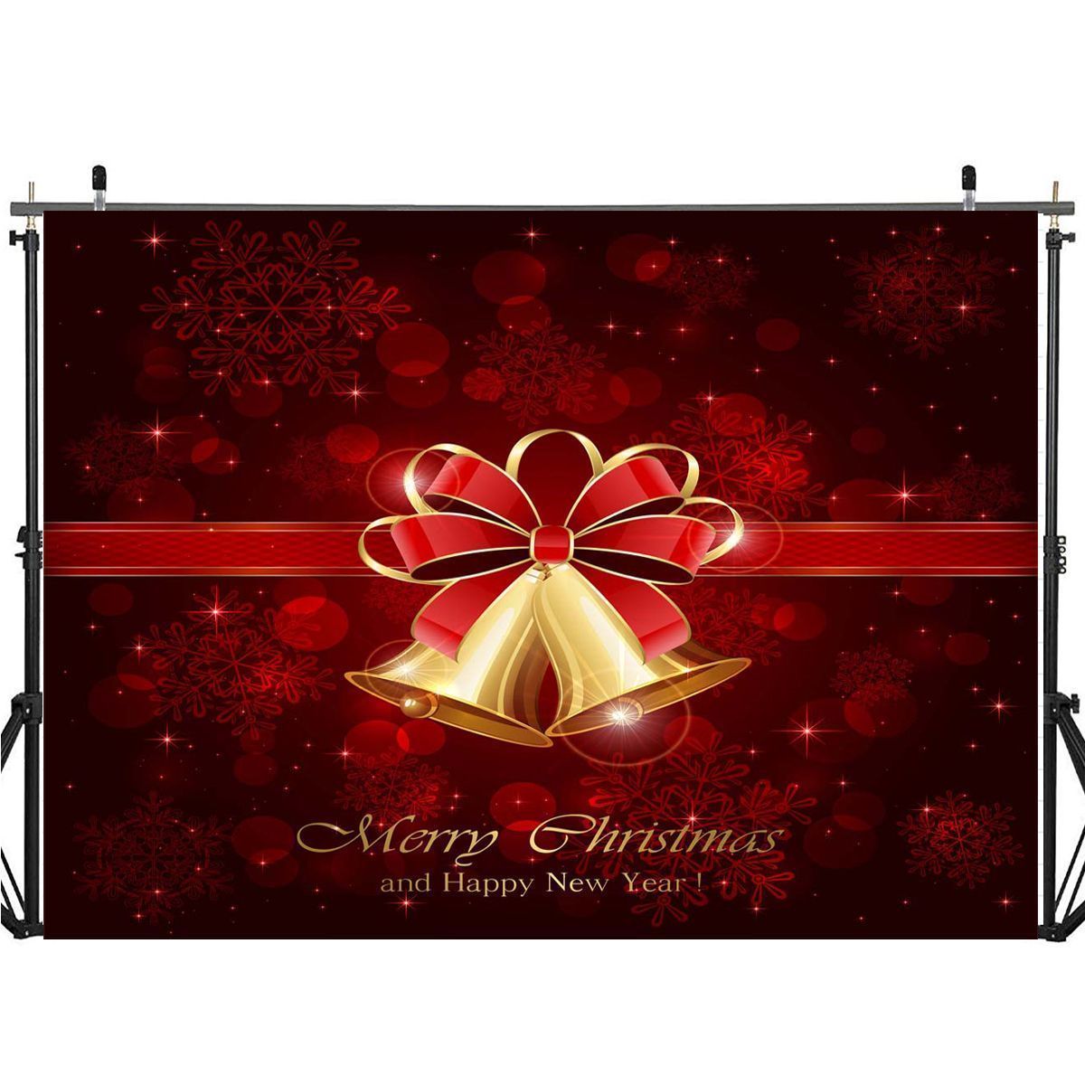 5x7FT-Vinyl-Merry-Christmas-Happy-New-Year-Red-Bell-Ring-Photography-Backdrop-Background-Studio-Prop-1574722