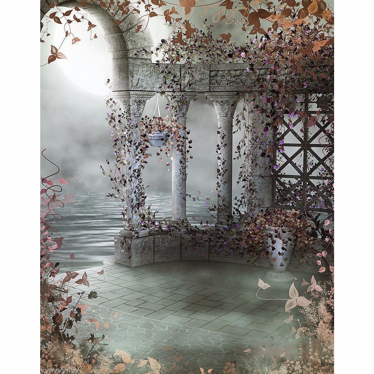 5x7FT-Vinyl-Retro-Flower-Fairy-Tale-Photography-Background-Backdrop-Photo-Prop-1121242