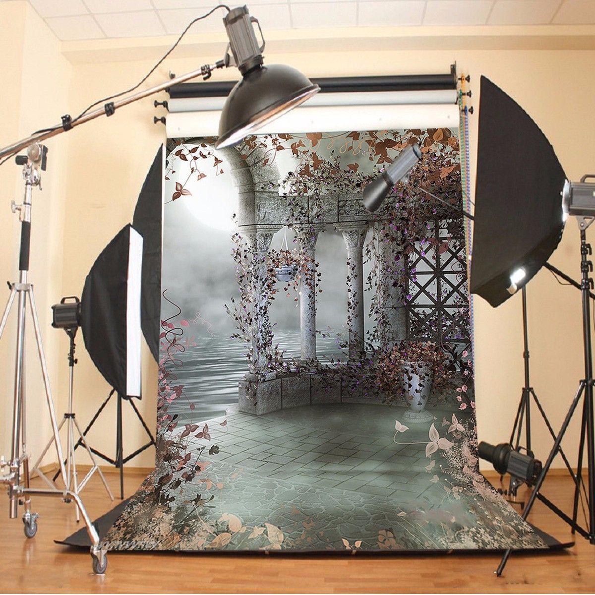 5x7FT-Vinyl-Retro-Flower-Fairy-Tale-Photography-Background-Backdrop-Photo-Prop-1121242