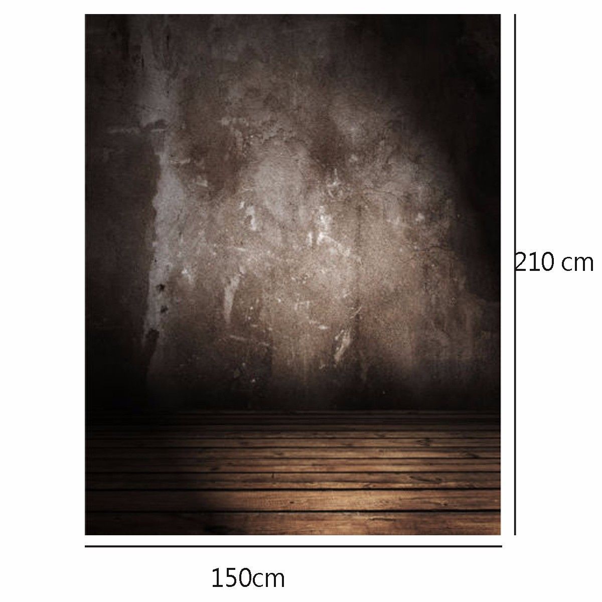 5x7FT-Vinyl-Retro-Gray-Wall-Photography-Background-Wood-Floor-Studio-Backdrop-Props-1168251