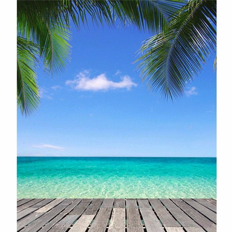 5x7Ft-Hawaii-Seaside-Beach-Sky-Tree-Scenery-Photography-Background-Backdrop-Studio-Prop-1164071