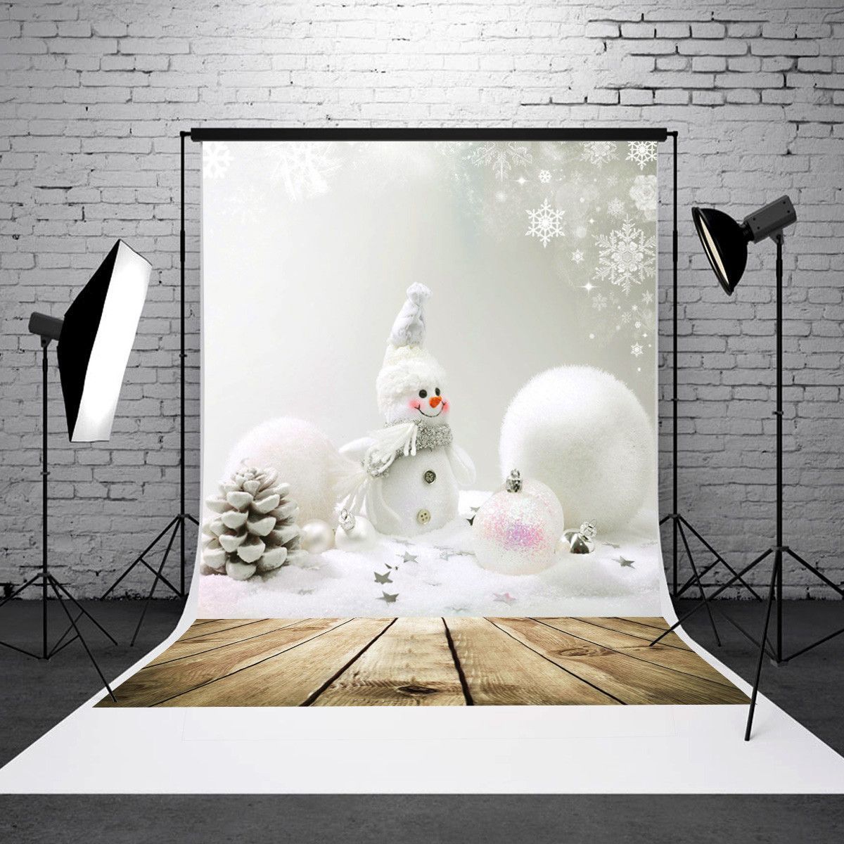5x7ft-Christmas-Snowman-Wall-Board-Studio-Photo-Photography-Background-Backdrop-1092115