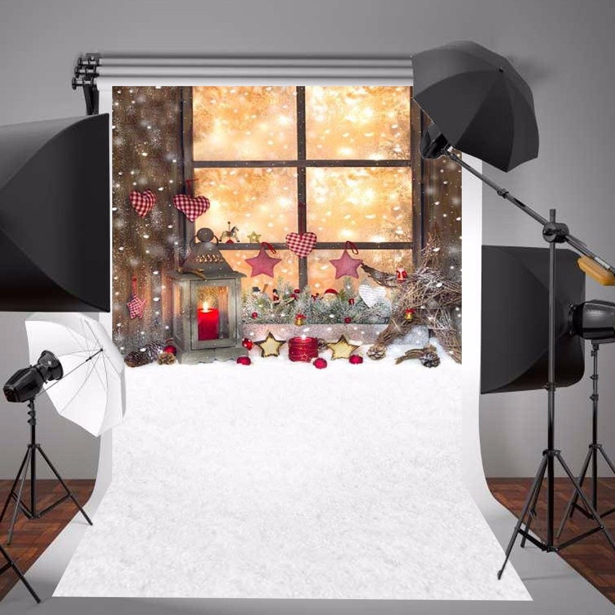 5x7ft-Christmas-Window-Vinyl-Background-Backdrop-Photography-Photo-Studio-Props-1112417