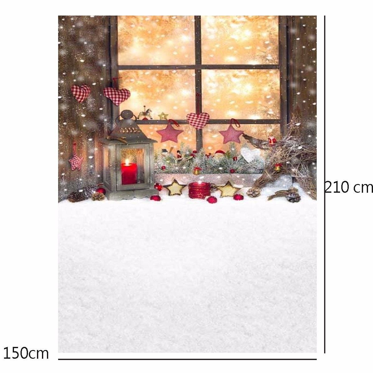 5x7ft-Christmas-Window-Vinyl-Background-Backdrop-Photography-Photo-Studio-Props-1112417