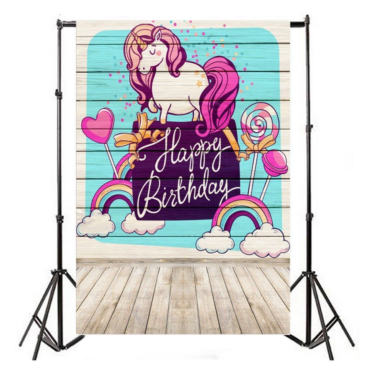 5x7ft-Happy-Birthday-Lollipop-Unicorn-Photography-Backdrop-Studio-Prop-Background-1291331