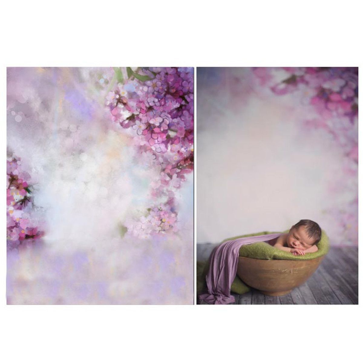 5x7ft-Vinyl-Dreamlike-Purple-Flowers-Photography-Backgrounds-Photo-Shoot-Backdrop-1152948