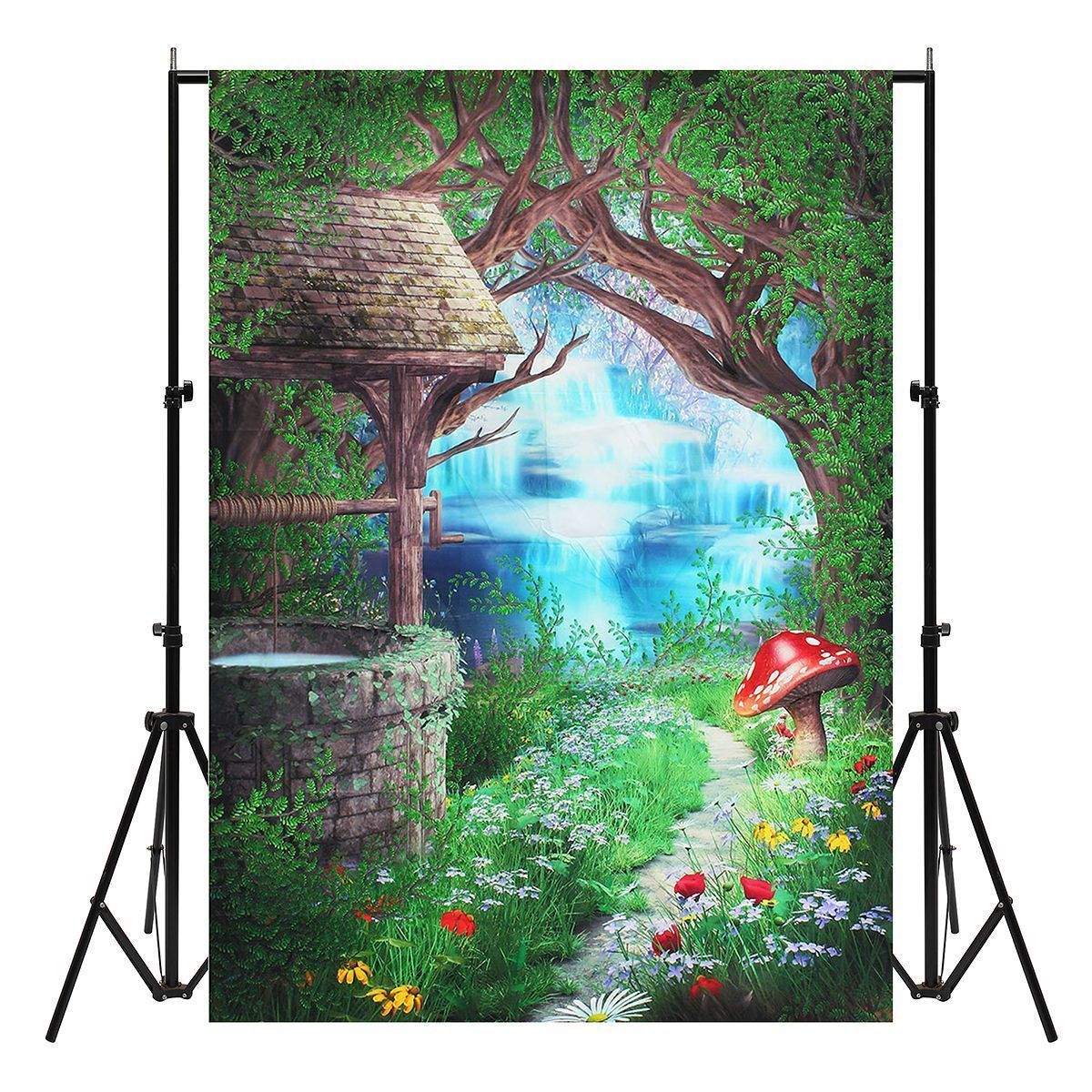 5x7ft-Vinyl-Fairy-Tale-Houwse-Photography-Backdrop-Background-Studio-Photo-Prop-1163200