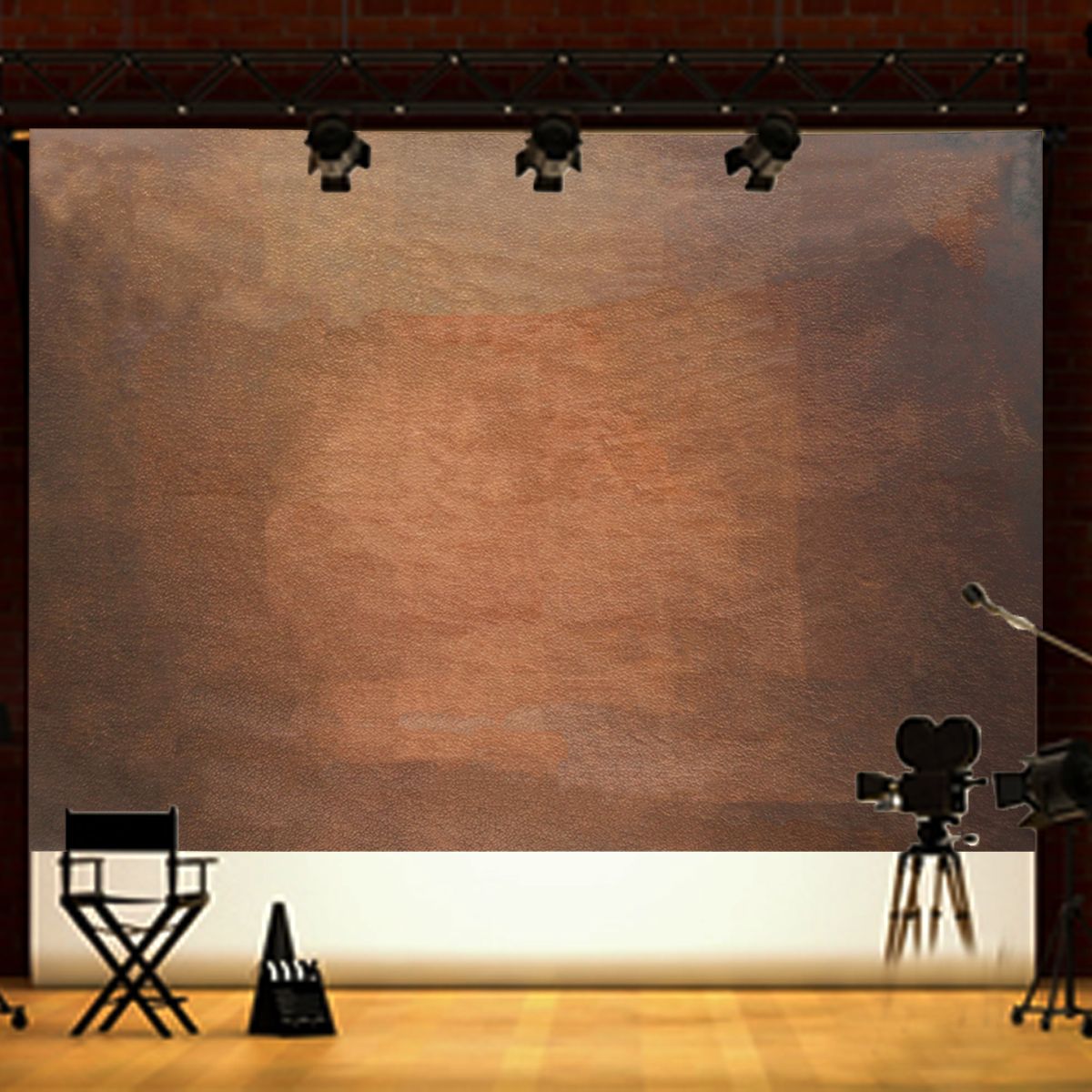 7x5FT-Brown-Pure-Color-Photography-Backdrop-Studio-Prop-Background-1392178
