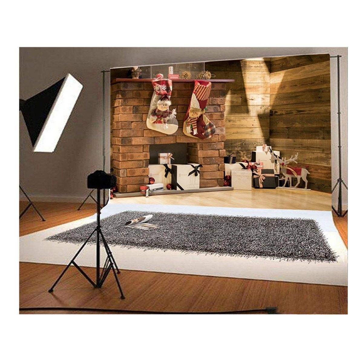 7x5FT-Christmas-Fireplace-Gift-Stockings-Photography-Backdrop-Studio-Prop-Background-1392179